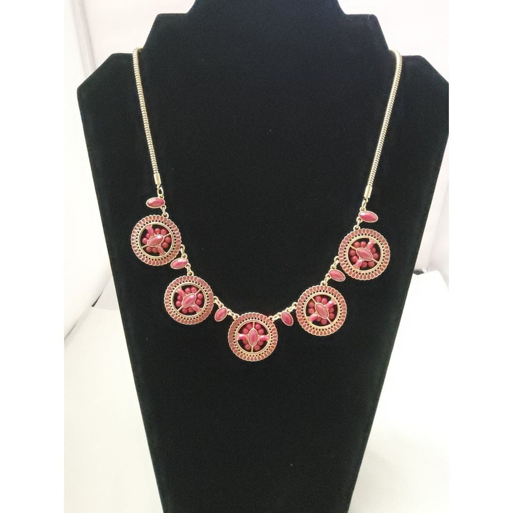 Anna & Ava Gold Tone Statement Necklace